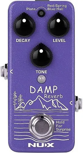 Nux NRV-3 Damp Reverb Гитарная педаль эффектов.