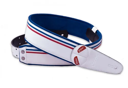 RightOn Straps Mojo Race White Ремень для гитары.